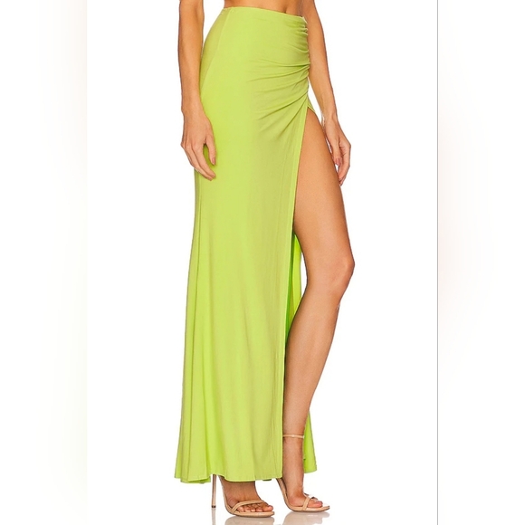 REVOLVE X Michael Costello Zendaya Skirt in Bright Green  size xxs - Picture 4 of 13